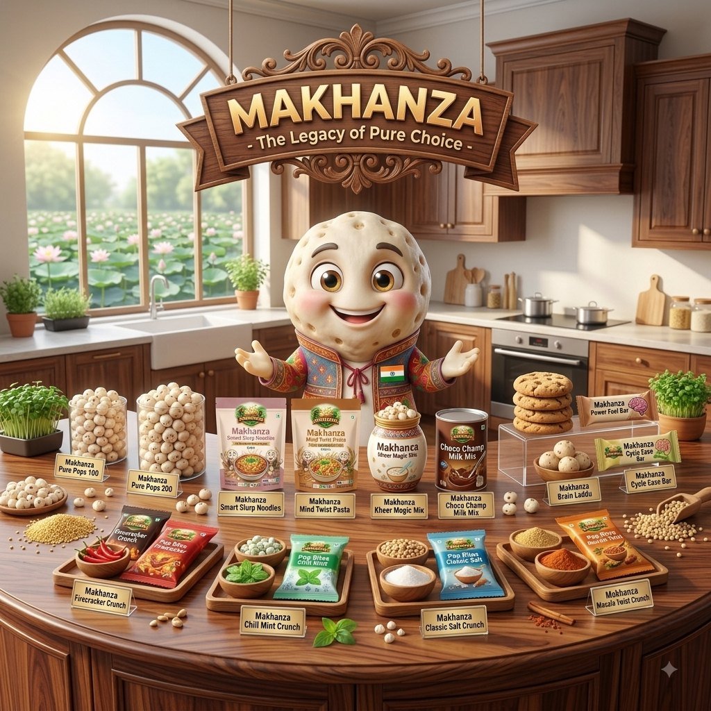 MAKHANZA full range on the kitchen table
