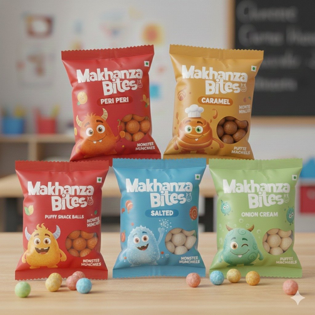 MAKHANZA Bites — flavoured makhana