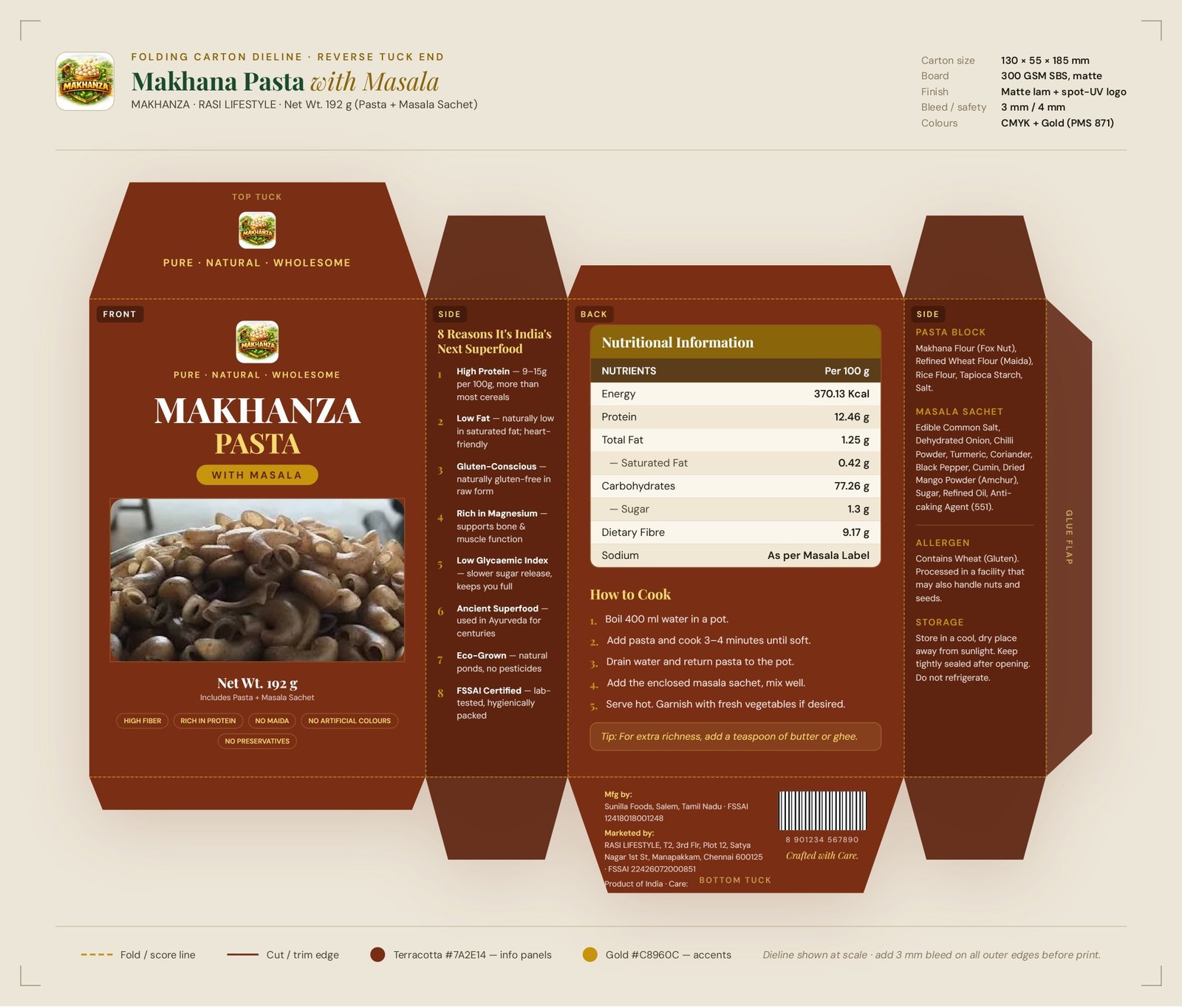 Makhana Pasta with Masala - Image 3