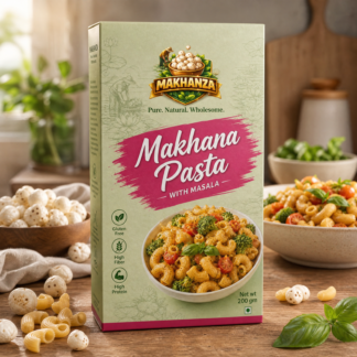 Pack of MAKHANZA makhana pasta with masala, 192g